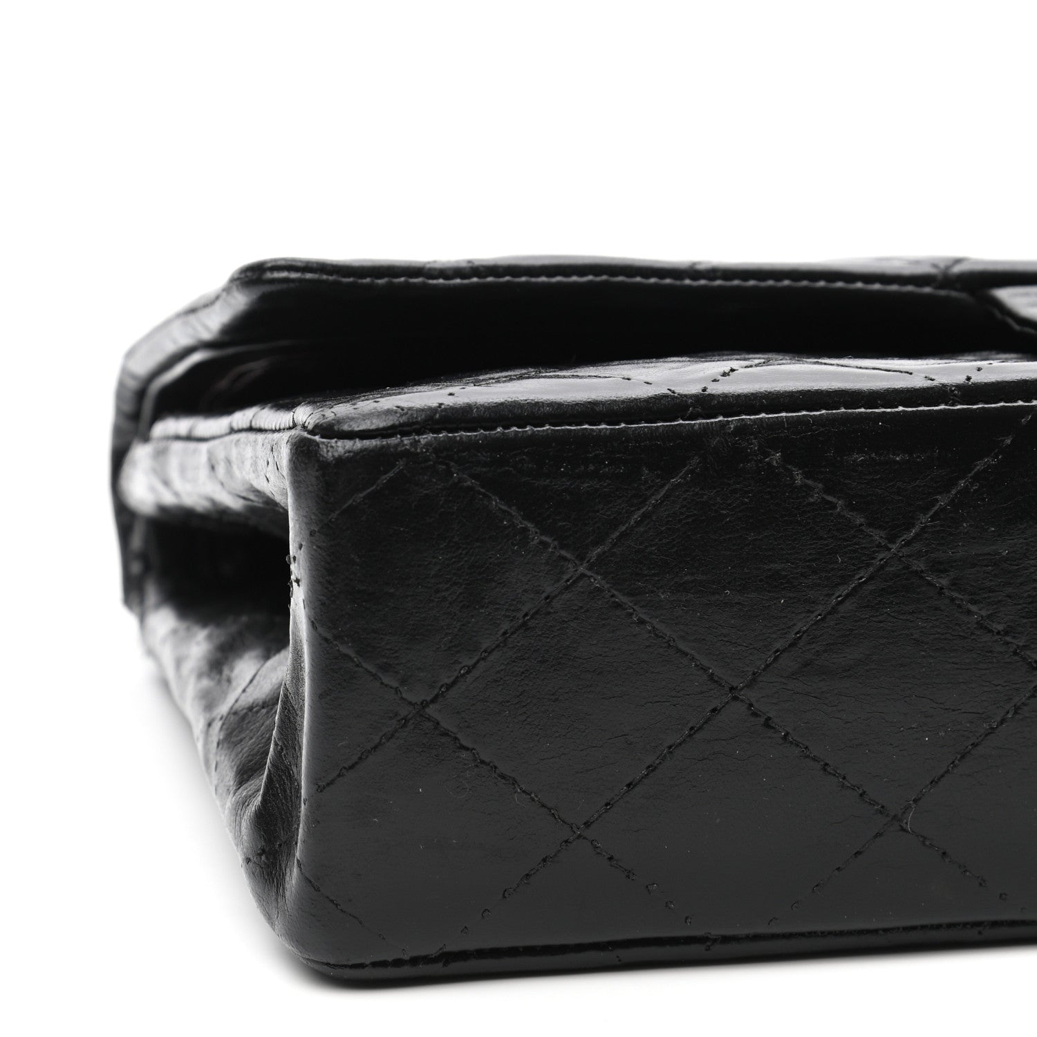 Chanel Aged Calfskin Quilted 2.55 Reissue 225 Flap Black 9 of 10