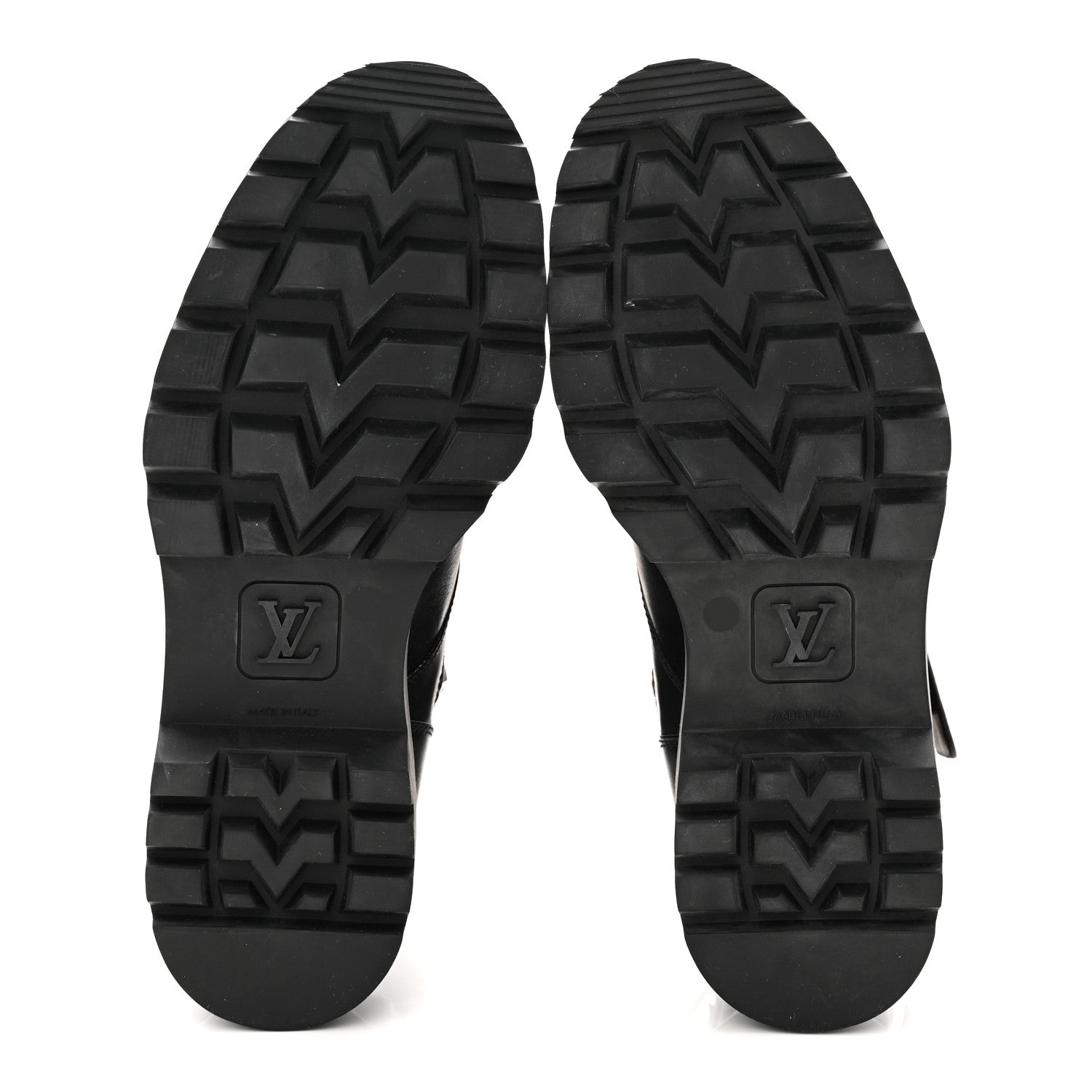 Louis Vuitton Calfskin Territory Flat Ranger Boots 38 Black 6 of 9
