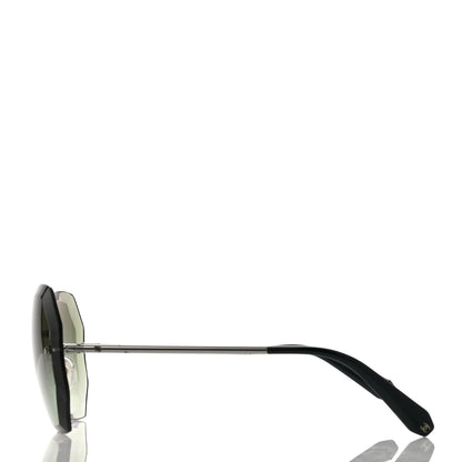 Chanel Metal Spring Round Sunglasses 4220 Gunmetal Green 3 of 6