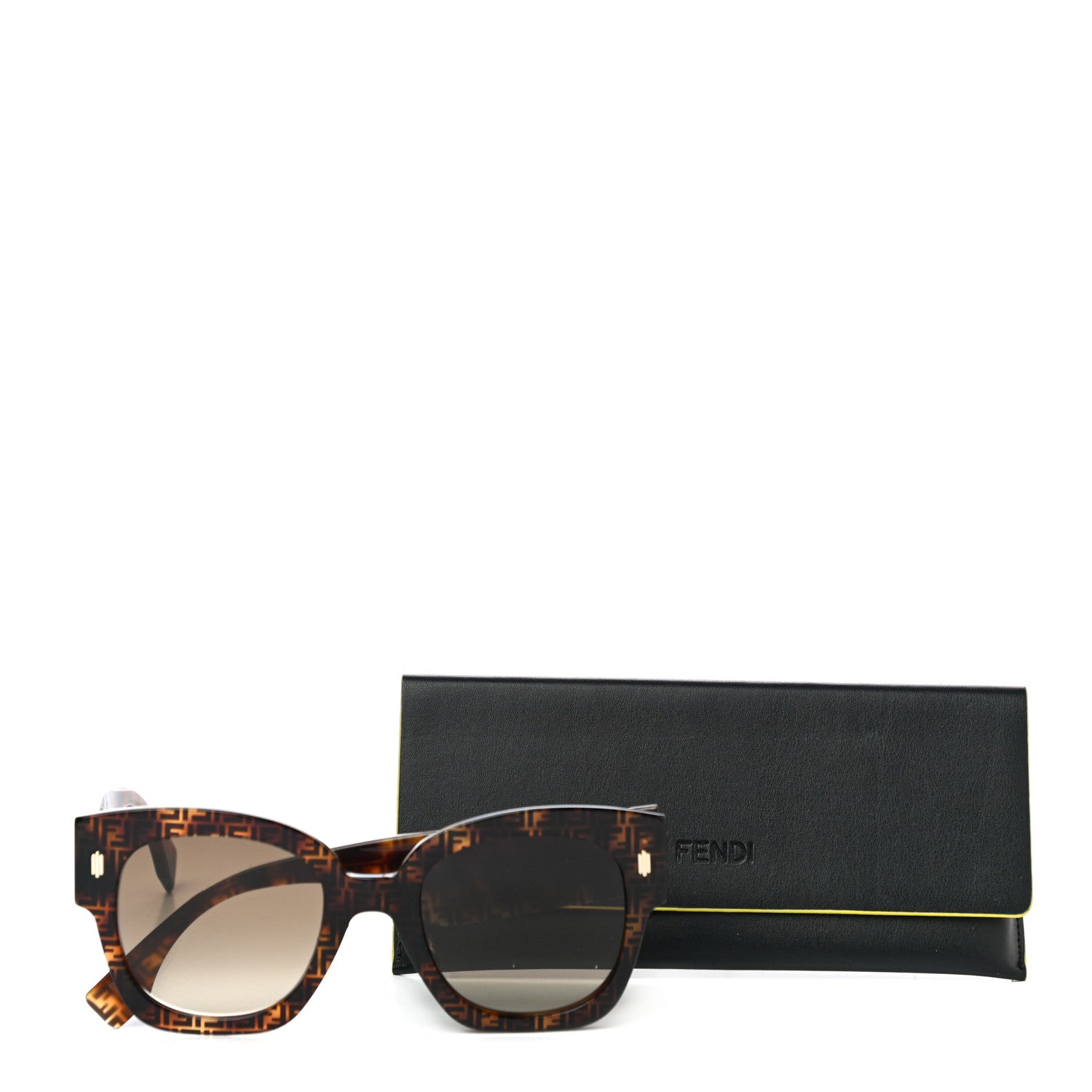 Fendi Acetate FF Sunglasses FF 0458/G/S Havana 7 of 7