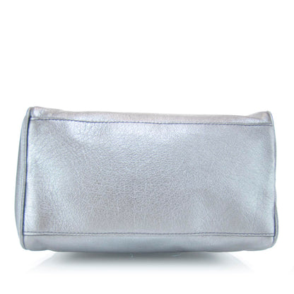 Saint Laurent Leather Y-Mail Mini Bag Metallic 5 of 10