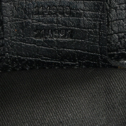 Gucci Monogram Large Horsebit Chain Hobo Black 7 of 7