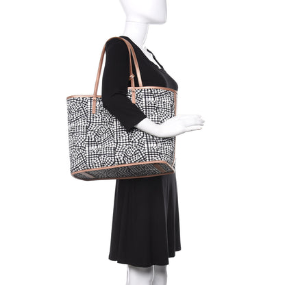 MCM Metallic Visetos Medium Reversible Shopper Tote Champagne Gold 2 of 18