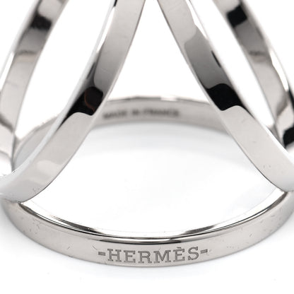 Hermes Palladium Trio Scarf Ring 4 of 5
