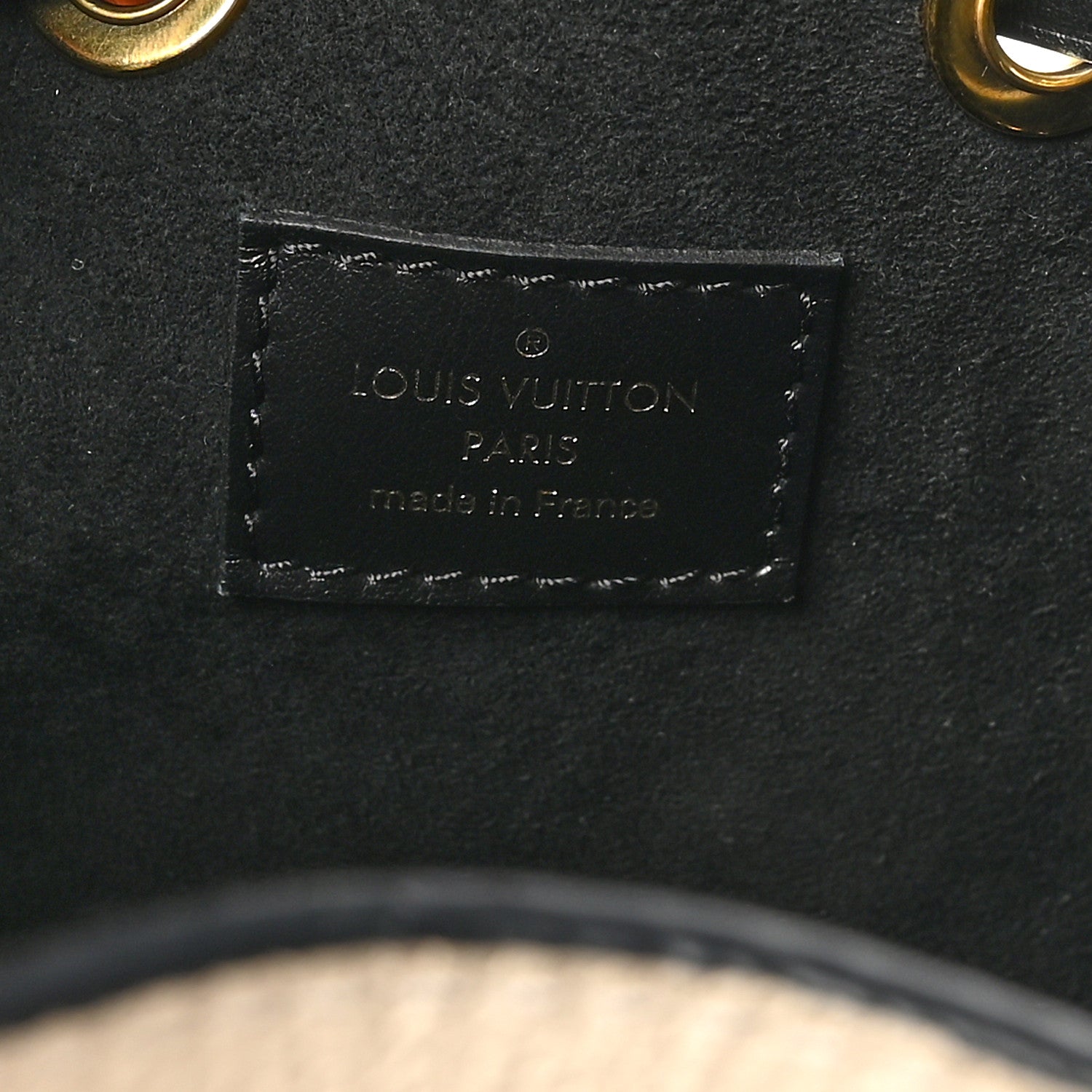 Louis Vuitton Empreinte Monogram Giant Broderies Neonoe MM Cream Black 7 of 10