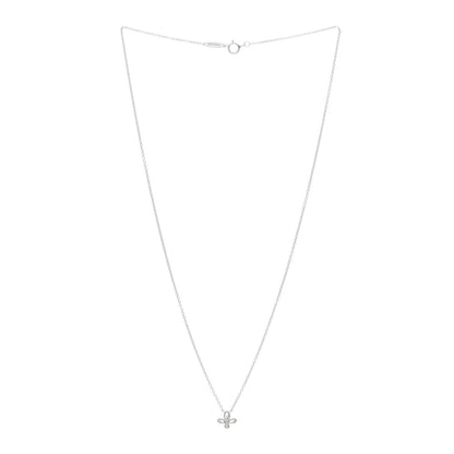 Tiffany Platinum Diamond Fleur de Lis Pendant Necklace 3 of 5