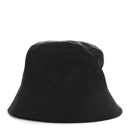 Prada Re-Nylon Metal Triangle Logo Womens Bucket Hat XL Black 5 of 9