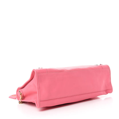 Balenciaga Veau Gravier Classic Gold Hardware City Rose Dragee 4 of 12
