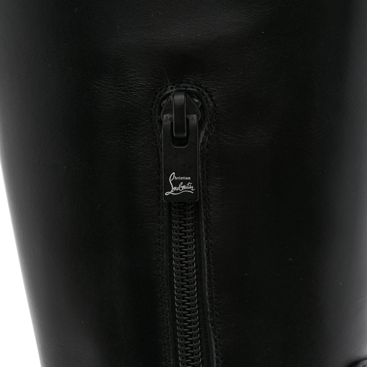Calfskin Lock Kate Botta 100 Knee High Boots 38.5 Black