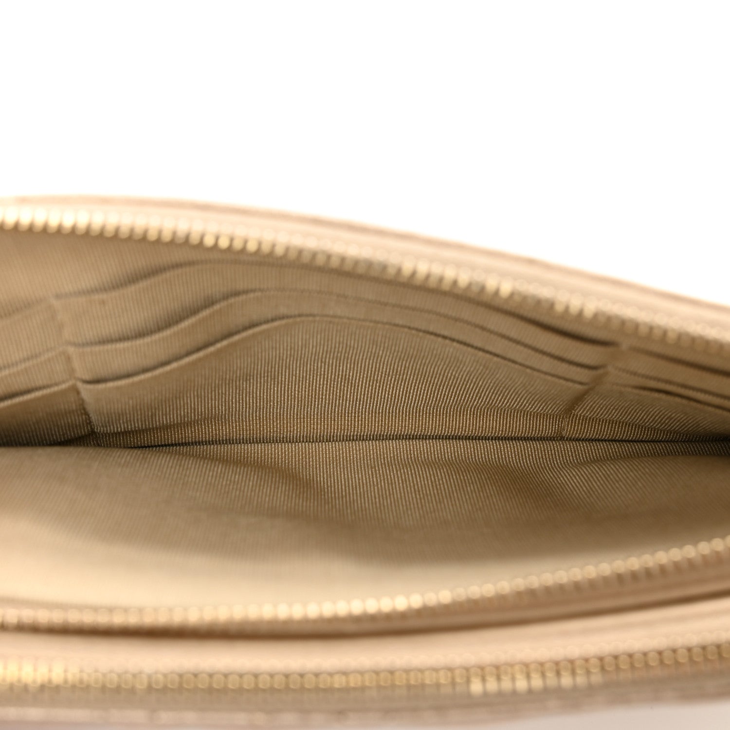 Chanel Metallic Lambskin Quilted Small Clutch With Chain Gold 7 of 12