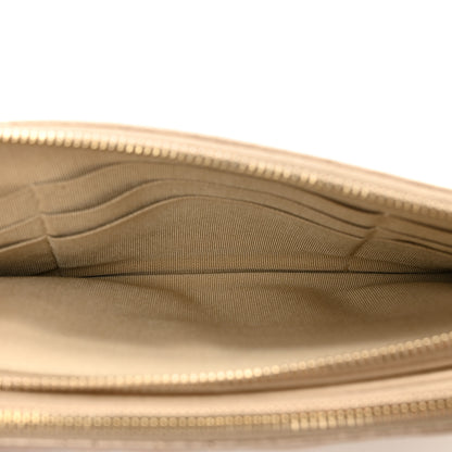Chanel Metallic Lambskin Quilted Small Clutch With Chain Gold 7 of 12