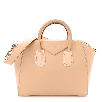 Givenchy Calfskin Plexiglass Medium Antigona Light Beige 1 of 16