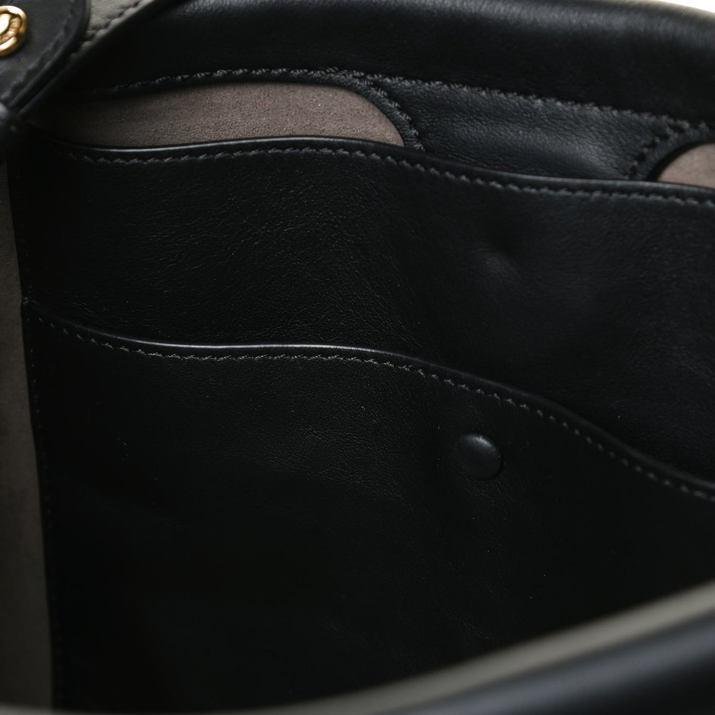 Vitello Grace Matte Large Flip Tote Black