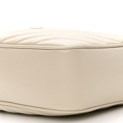 Saint Laurent Calfskin Matelasse Monogram Lou Camera Bag Crema Soft 10 of 10