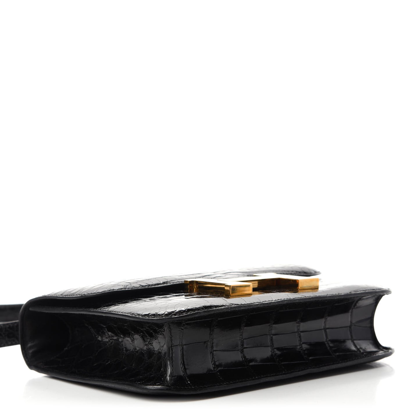 Shiny Alligator Constance 23 Black