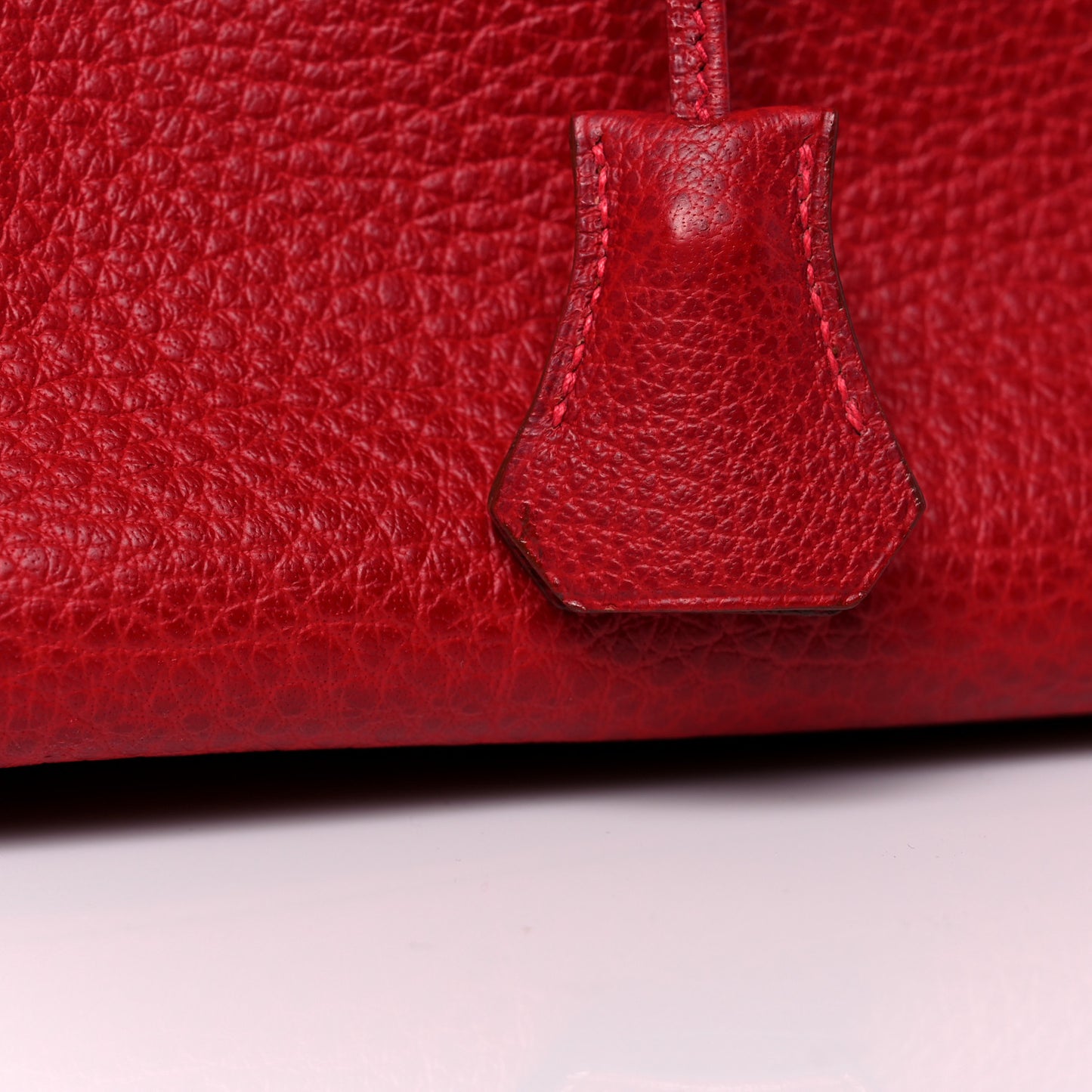 Buffle Skipper Birkin 35 Rouge Vif