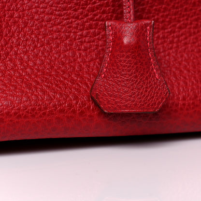 Hermes Buffle Skipper Birkin 35 Rouge Vif 43 of 43