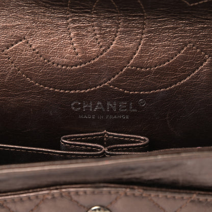 Chanel Metallic Aged Calfskin Quilted 2.55 Reissue 226 Flap Bronze 6 of 13