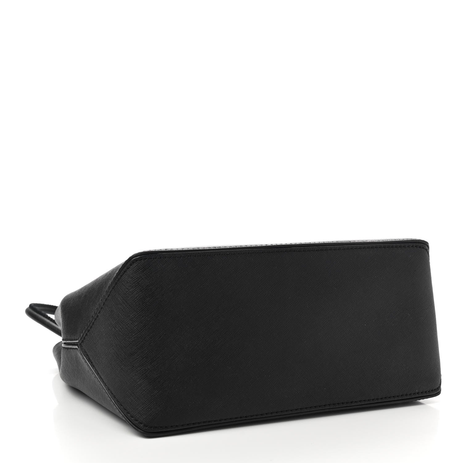 Marc Jacobs Calfskin Embossed Logo East West Shopper Tote Black 4 of 12