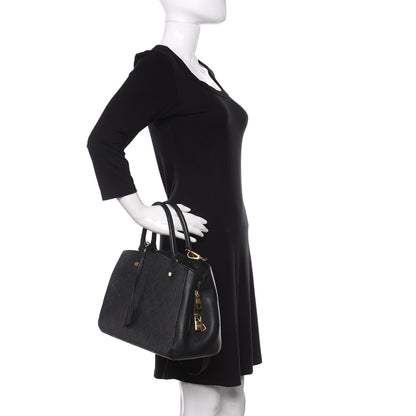 Louis Vuitton Empreinte Montaigne MM Black 3 of 11