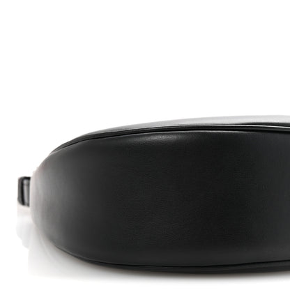 Celine Smooth Calfskin Medium Strap Ava Triomphe Shoulder Bag Black 9 of 10