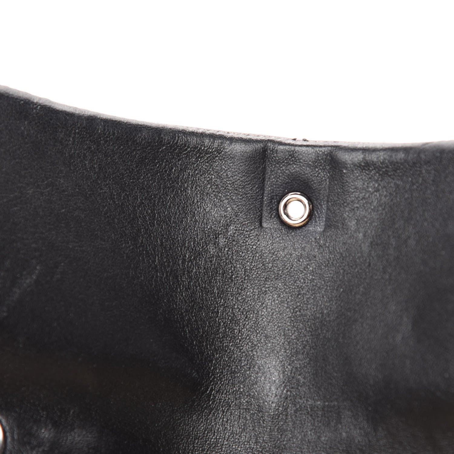 Chanel Lambskin Diamond Stitched CC East West Flap Black 8 of 12