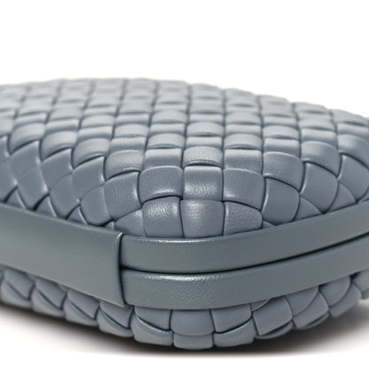 Bottega Veneta Nappa Intrecciato Minaudiere Knot Clutch Thunder 9 of 9