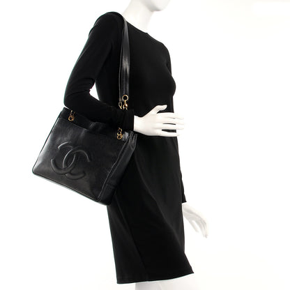 Chanel Caviar CC Shoulder Bag Black 2 of 18