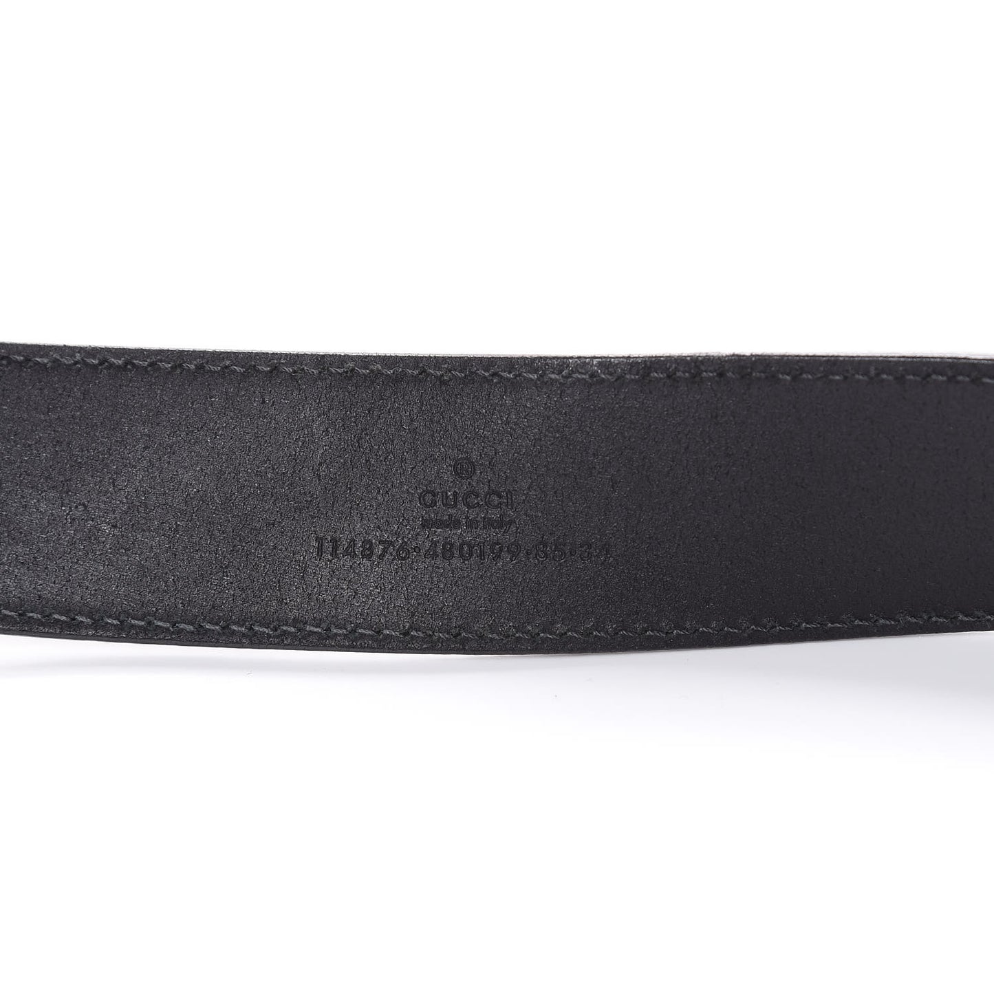 Calfskin Interlocking G 40mm Belt 85 34 Black