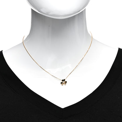 Van Cleef & Arpels 18K Yellow Gold Diamond Mini Frivole Pendant Necklace 2 of 6