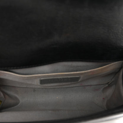 Chanel Calfskin Double Stitch Small Boy Flap Black 6 of 13