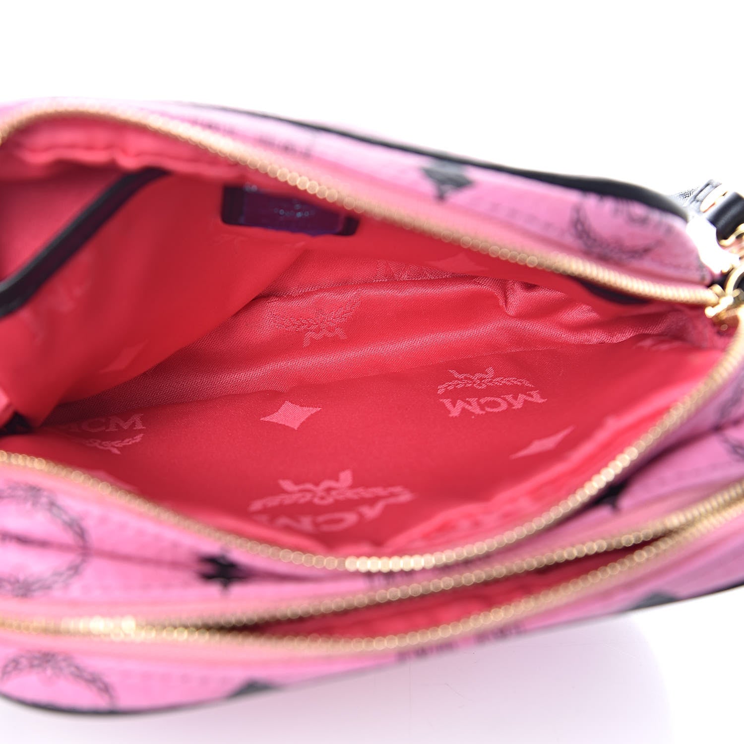MCM Visetos Mini Camera Crossbody Bag Pink 5 of 9