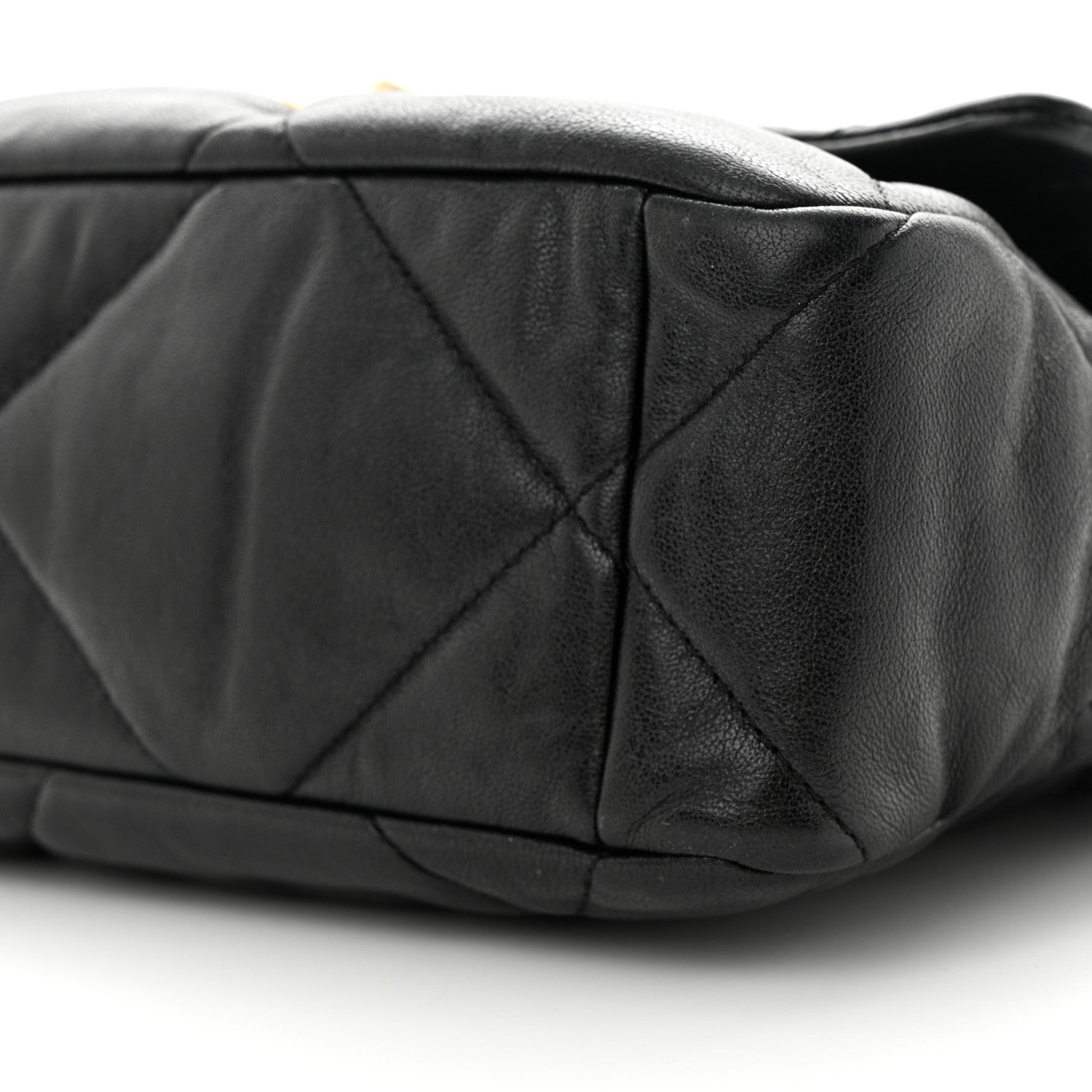 Chanel Lambskin Quilted Large Chanel 19 Flap Black 10 of 16