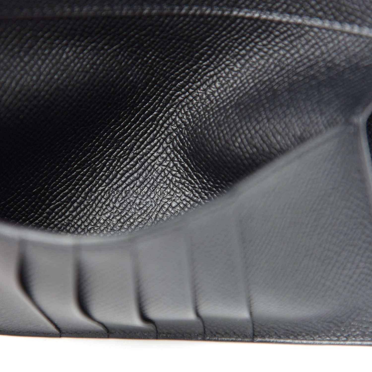 Hermes Epsom Medium Kelly Wallet Black 7 of 8