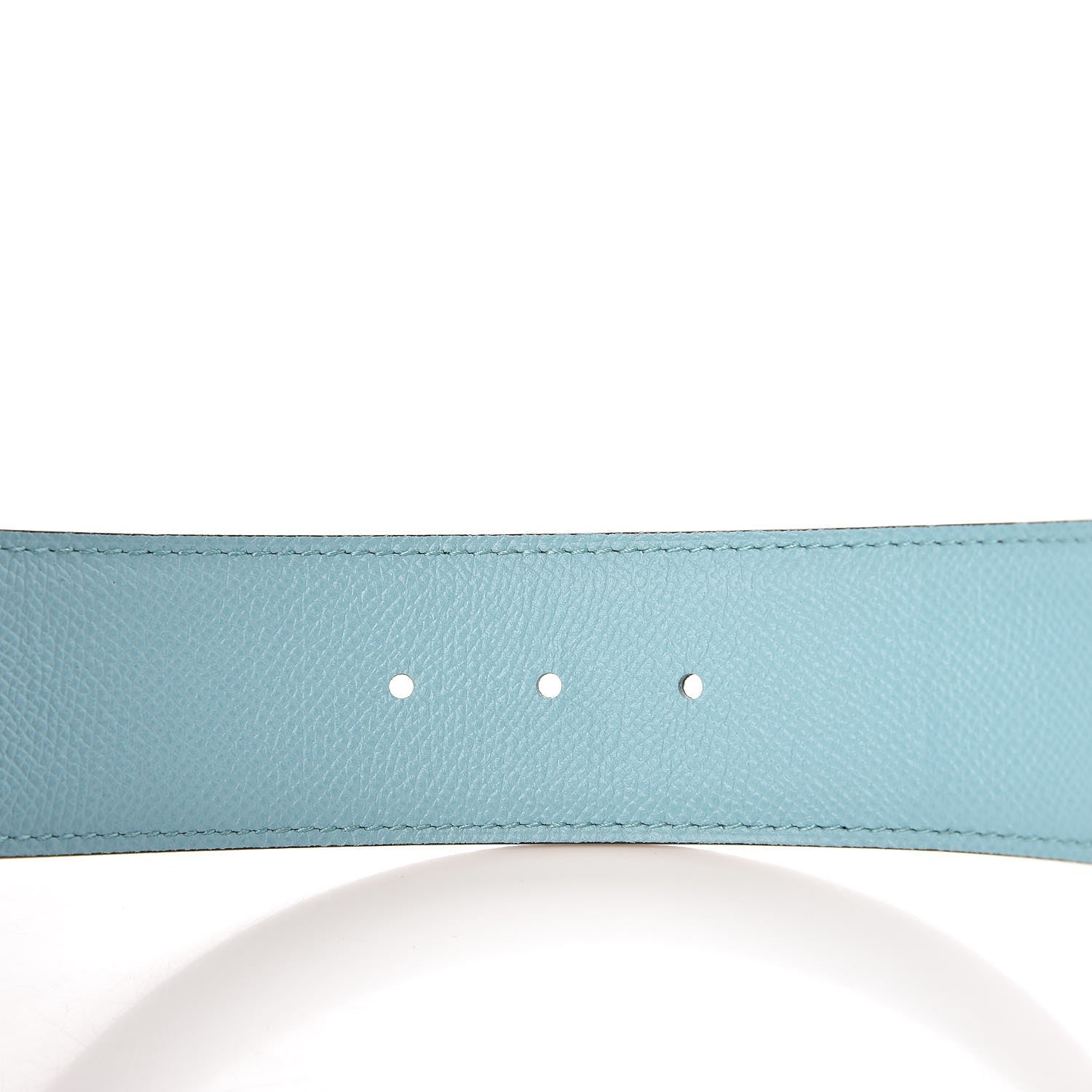 Hermes Epsom 42mm Belt Strap 95 Colvert Bleu Atoll 3 of 4