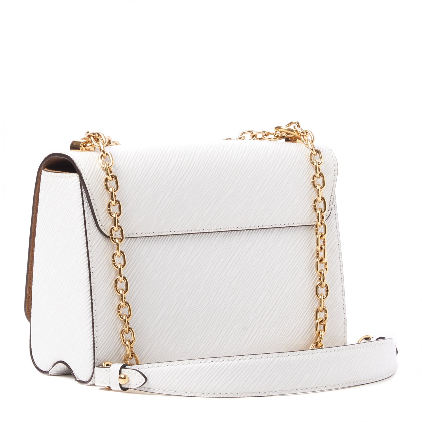 Epi Twist Shoulder Bag MM White