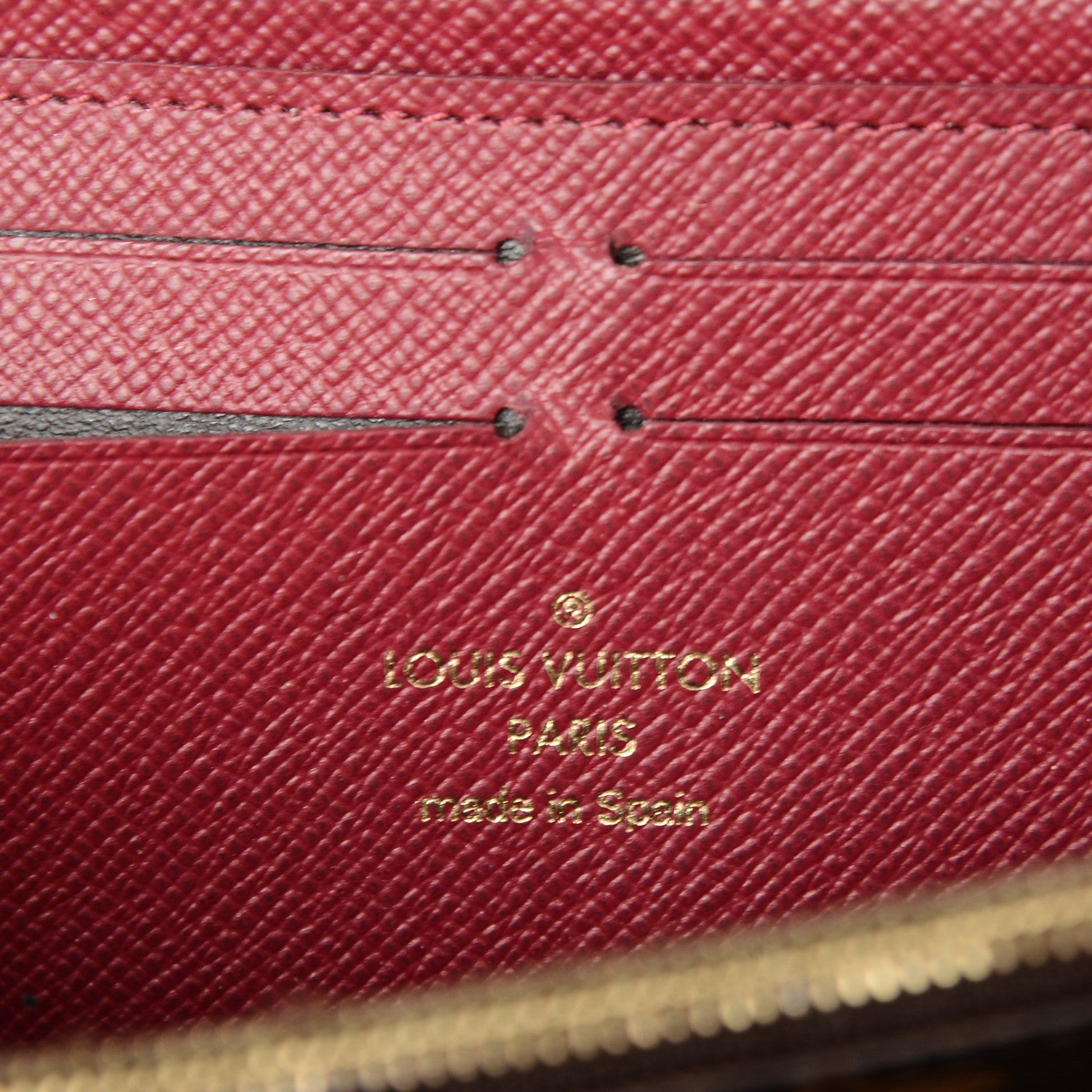 Louis Vuitton Monogram Clemence Wallet Fuchsia 6 of 6