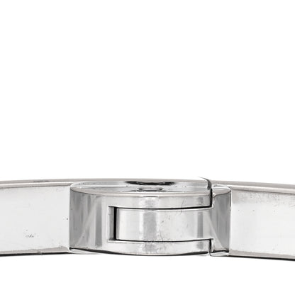 Cartier 18K White Gold Diamond Small LOVE Paved Bracelet 16 6 of 7