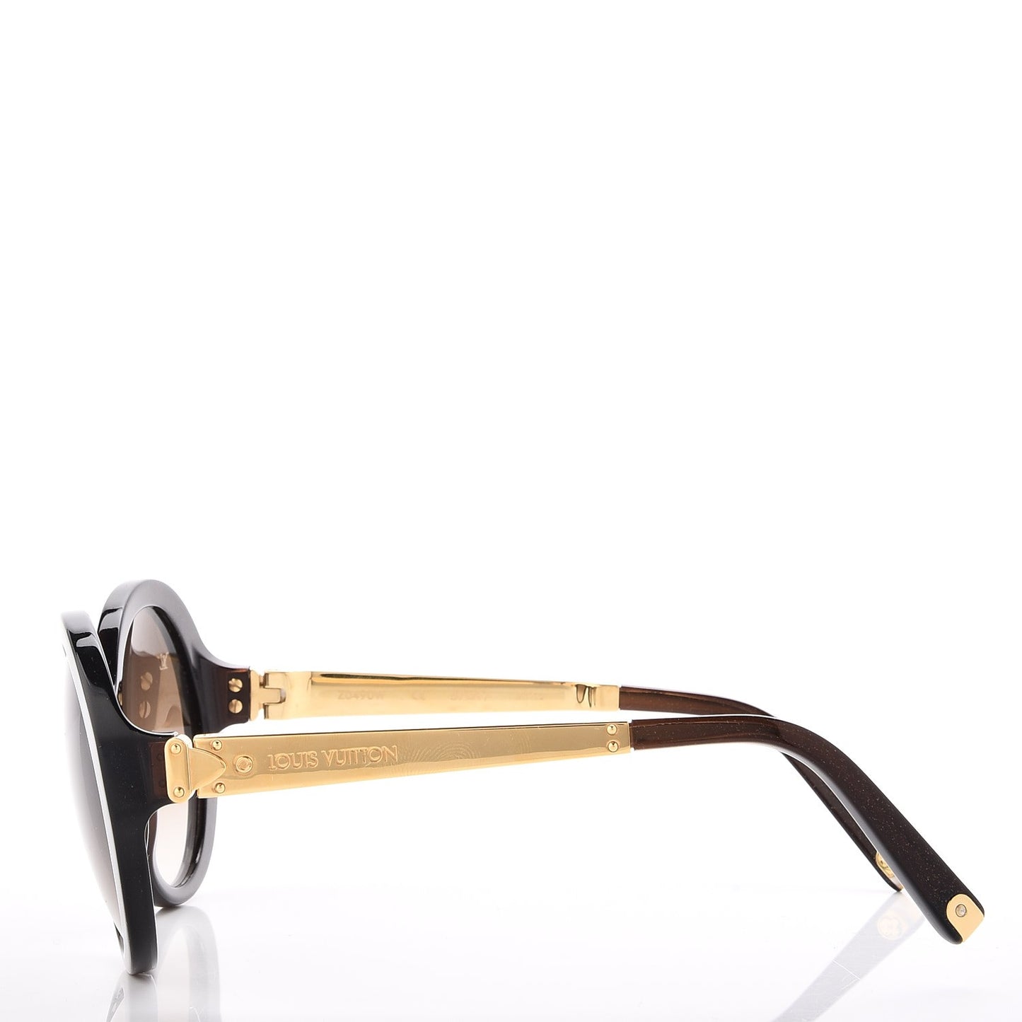 Petit Soupcon Rond Sunglasses Z0490W Brown Glitter