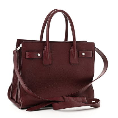 Saint Laurent Grained Calfskin Baby Supple Sac De Jour Palissandre 3 of 11
