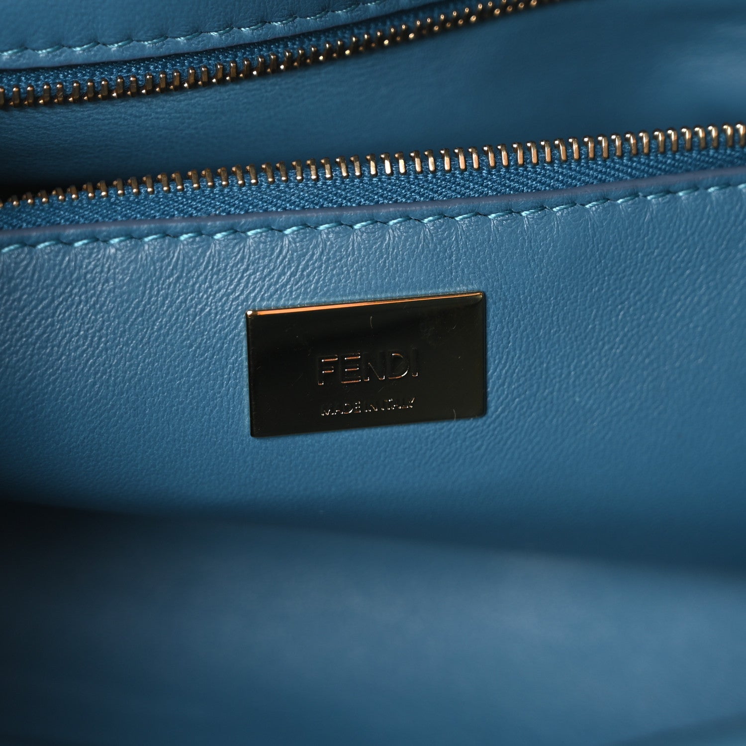 Fendi Satin Vitello King Sequin Baguette Blue 1736507 – FASHIONPHILE