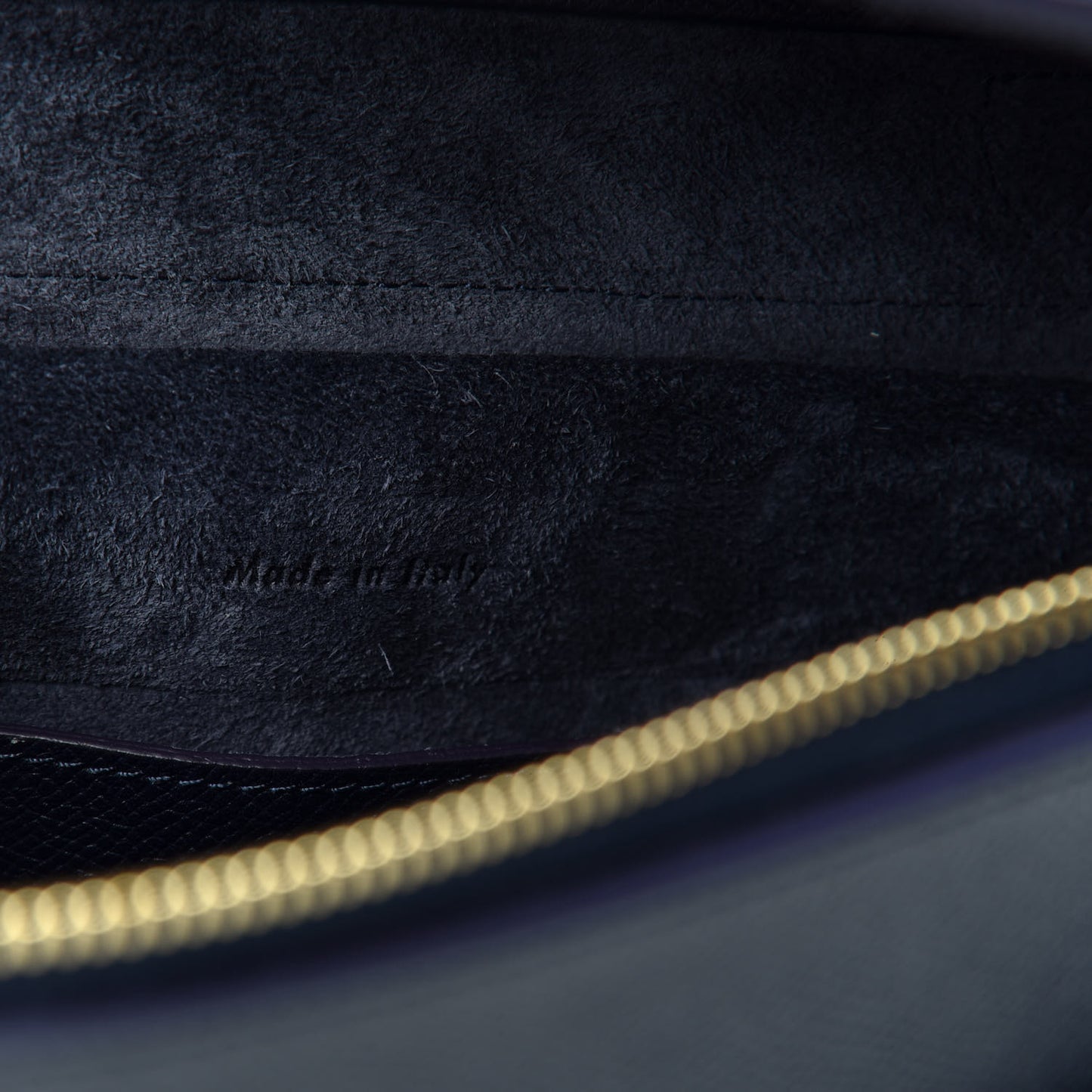 Baby Grained Calfskin Micro Belt Bag Midnight