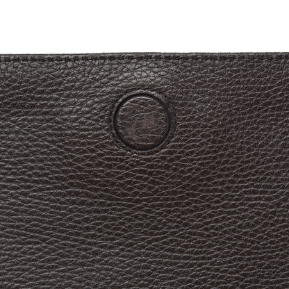 Gucci Monogram Large Flap Messenger Bag Beige Dark Brown 10 of 11