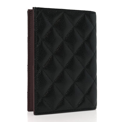 Chanel Caviar Quilted Passport Holder Black 3 of 9
