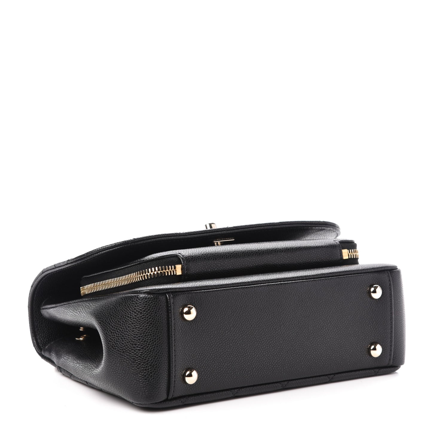 Caviar Quilted Medium Business Affinity Flap Black