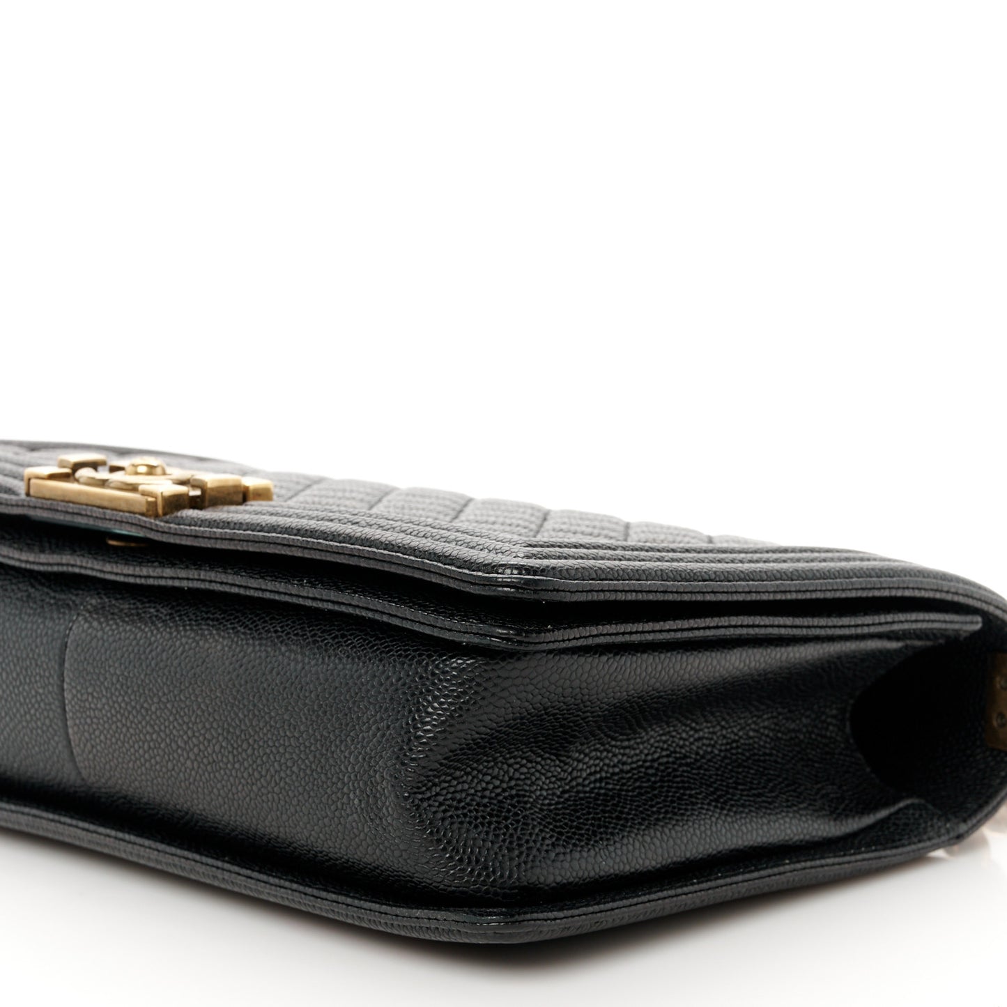 Caviar Quilted New Medium Boy Flap Black