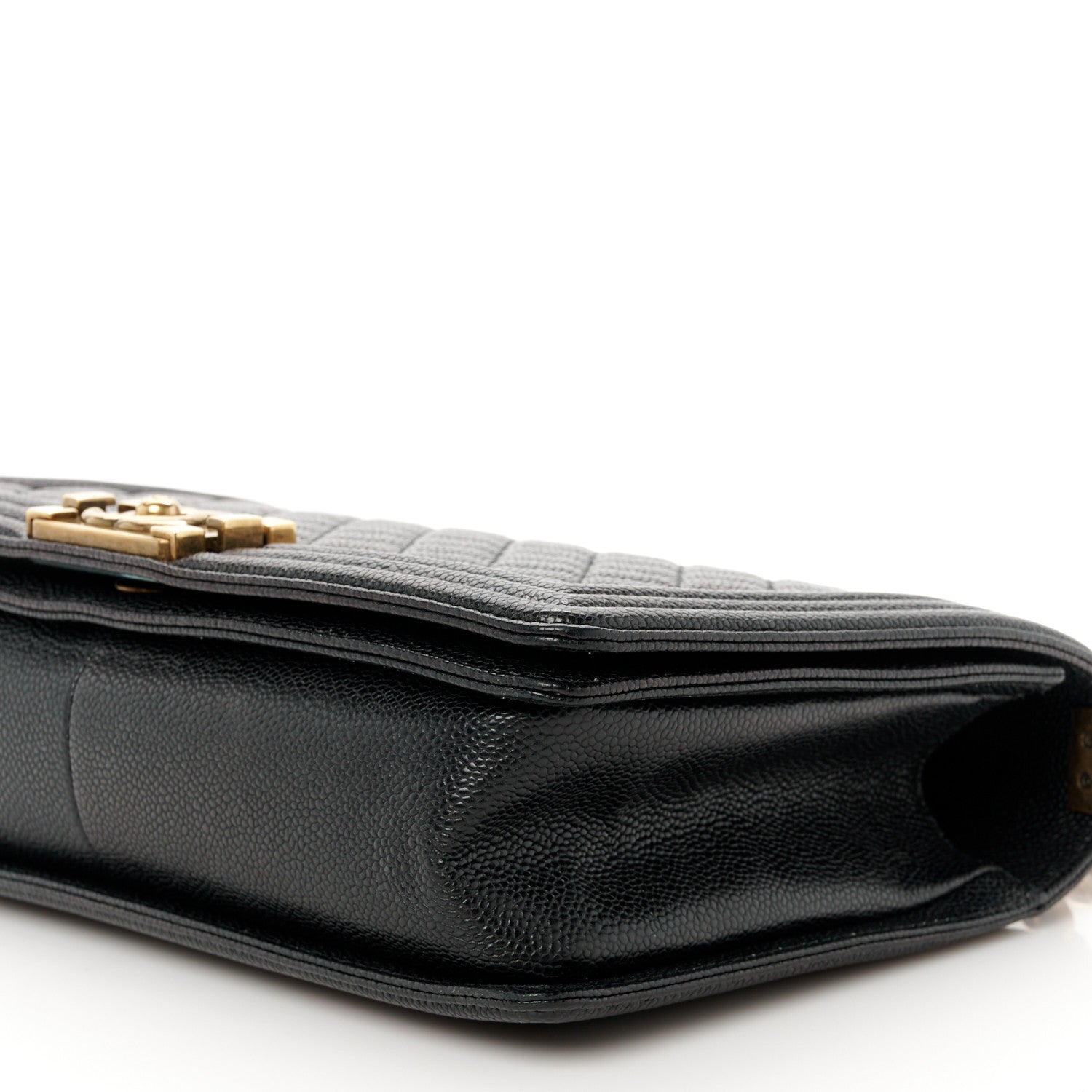 Chanel Caviar Quilted New Medium Boy Flap Black 10 of 12