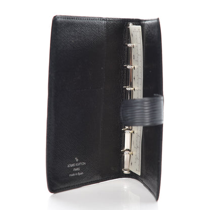 Louis Vuitton Epi Small Ring Agenda Cover Black 5 of 8