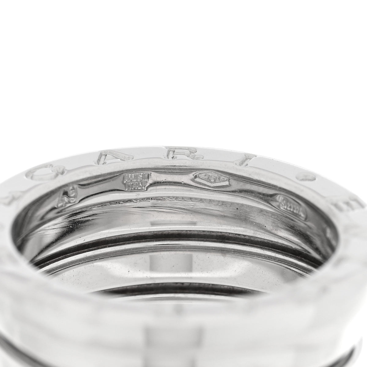 18K White Gold B.Zero1 Four-Band Ring 49 4.75