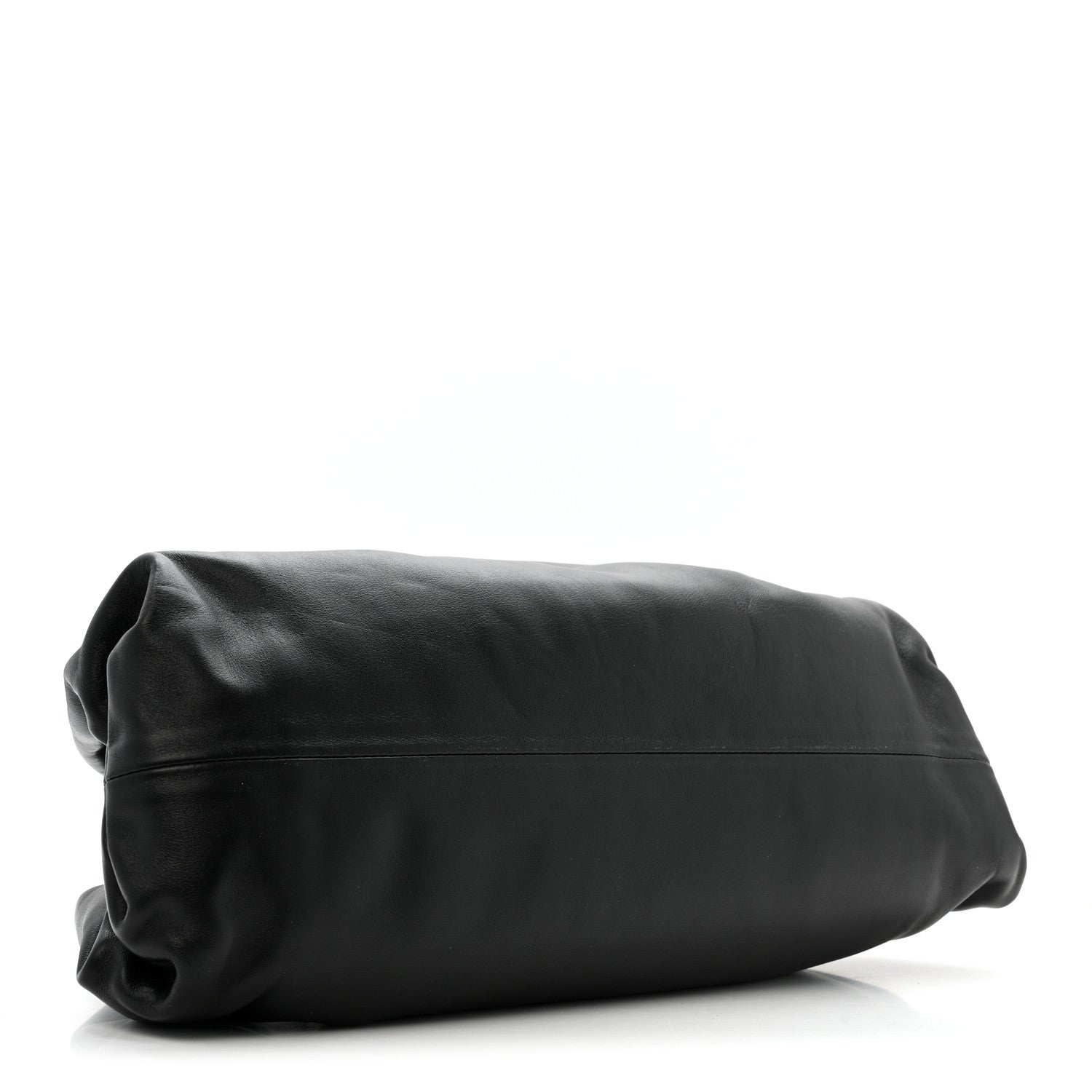 Bottega Veneta Smooth Butter Calf The Pouch Oversized Clutch Black 4 of 10